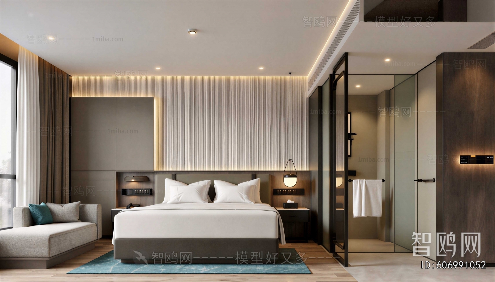 Modern Guest Room