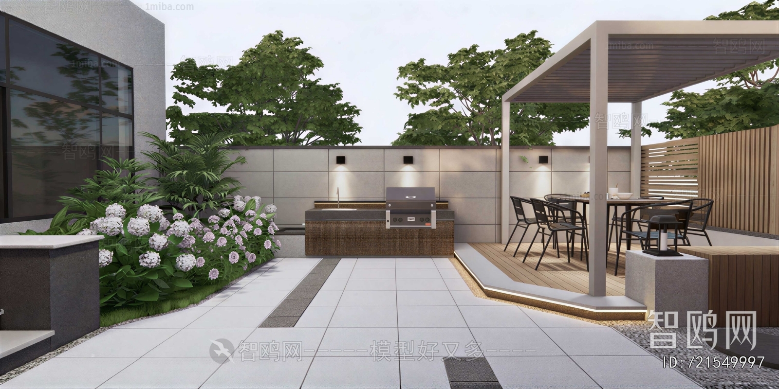 Modern Courtyard/landscape