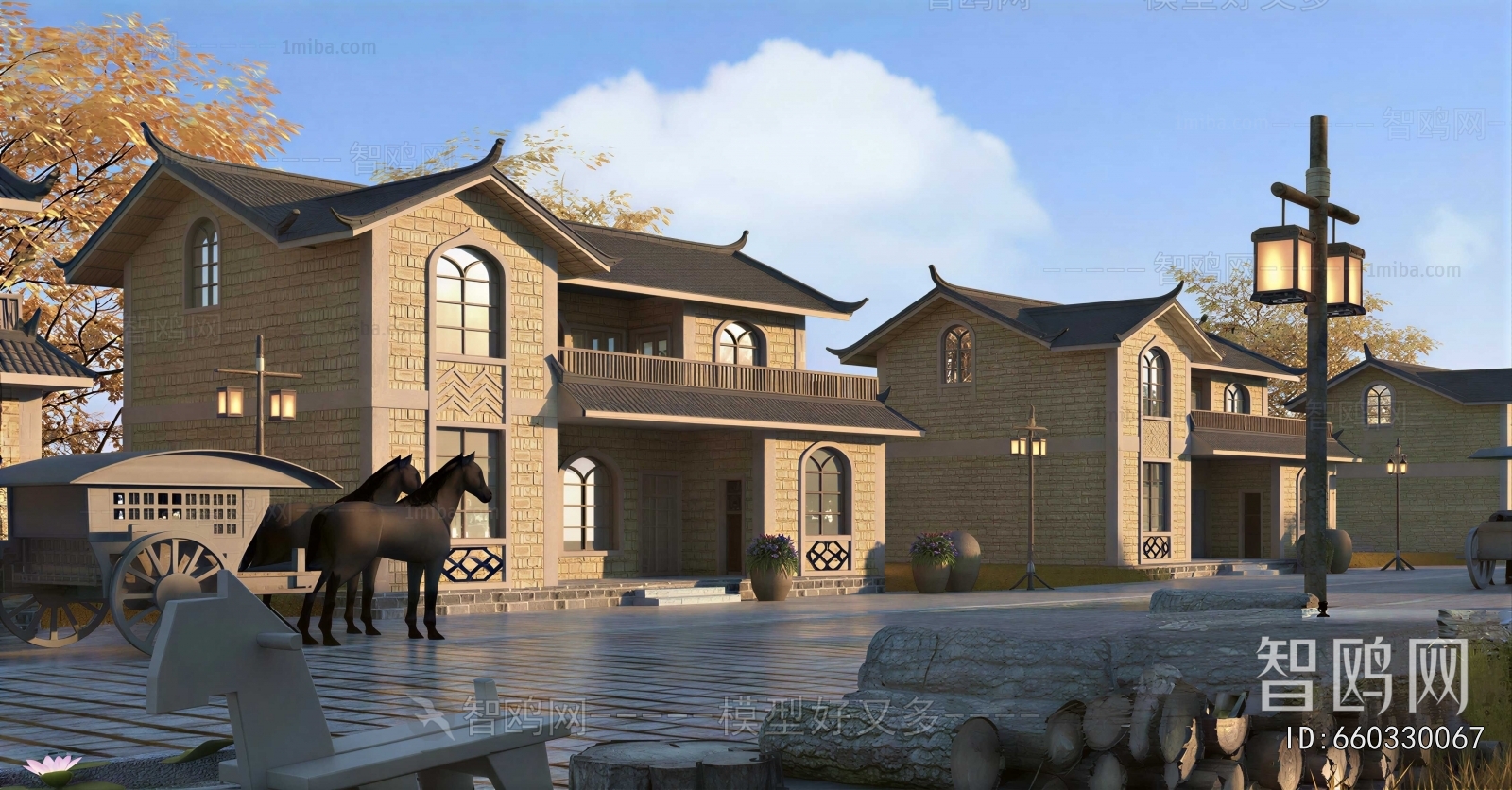 New Chinese Style Detached Villa