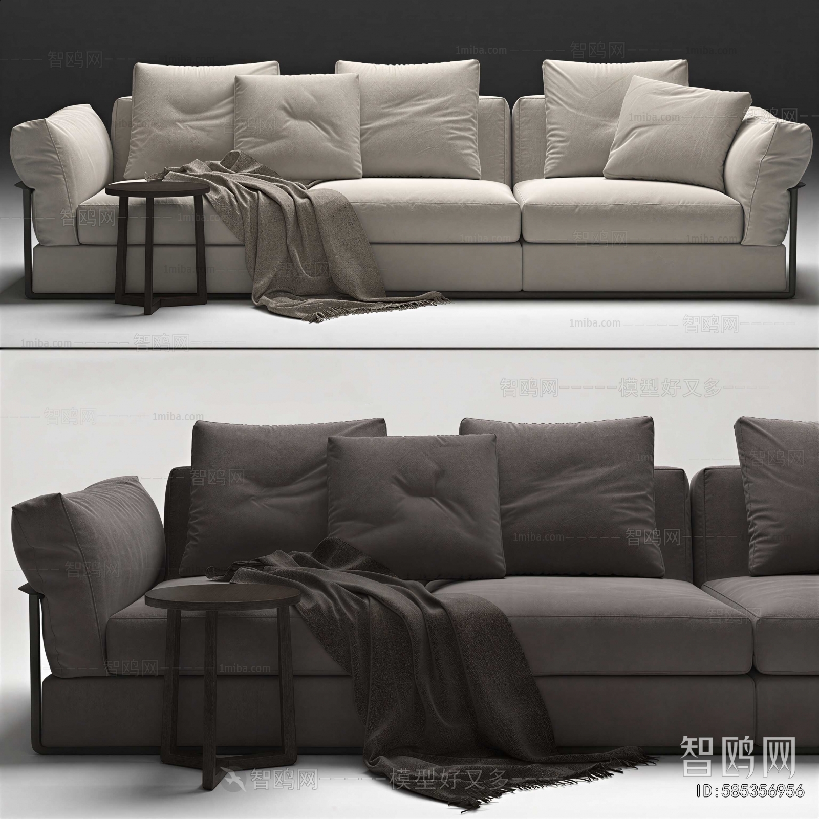 Modern Three-seat Sofa
