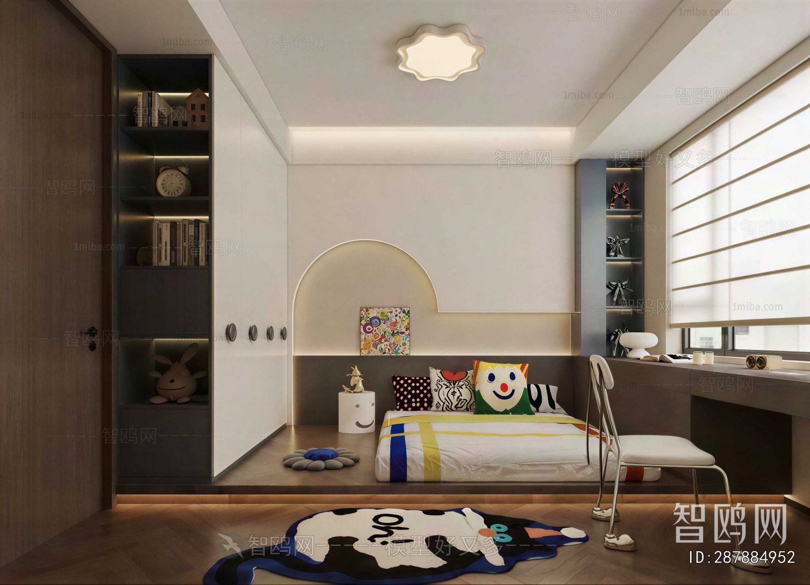 Modern Boy's Room And Son's Room
