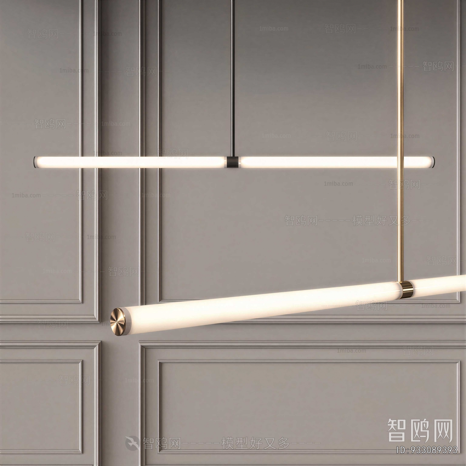 Modern Long Chandelier