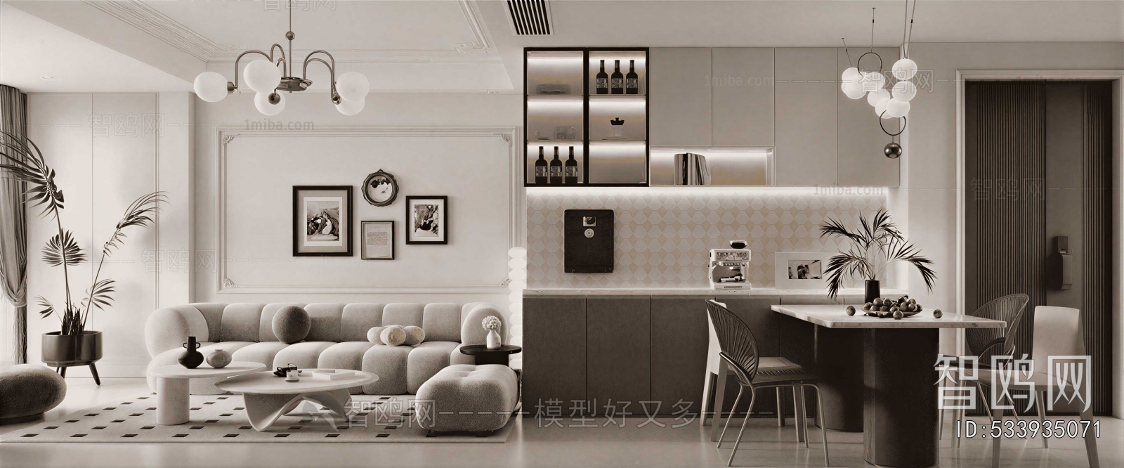 French Style A Living Room