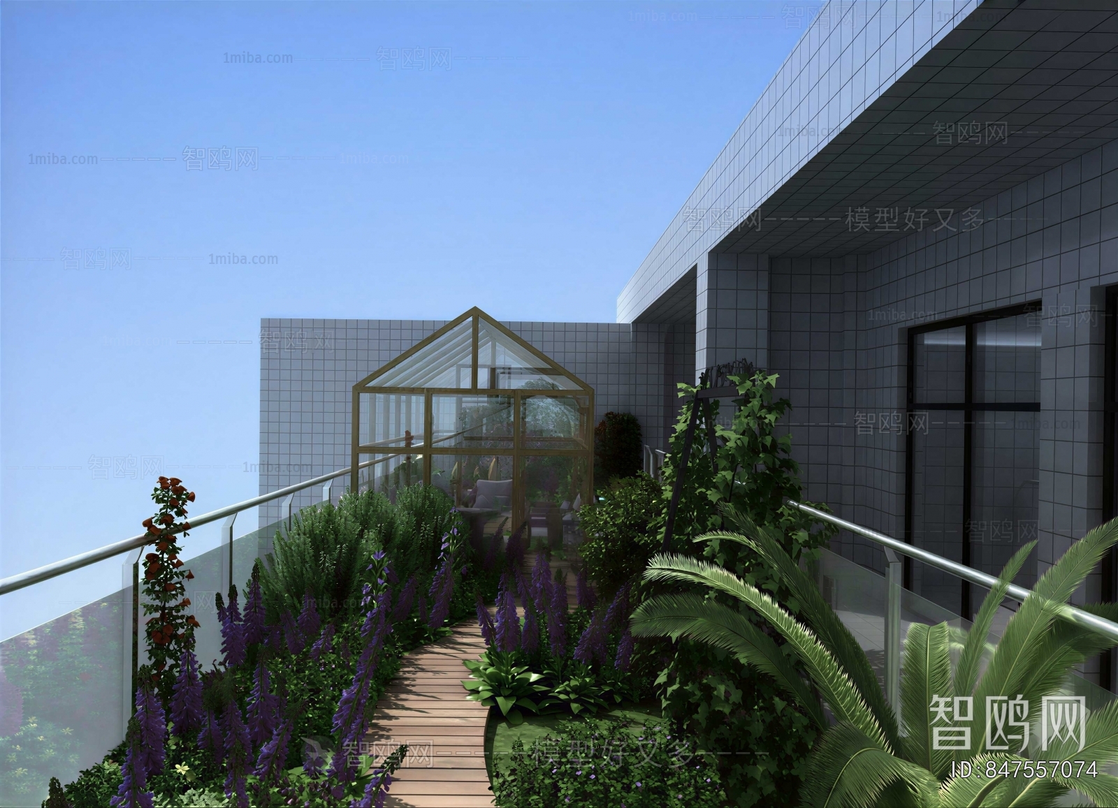 Modern Courtyard/landscape