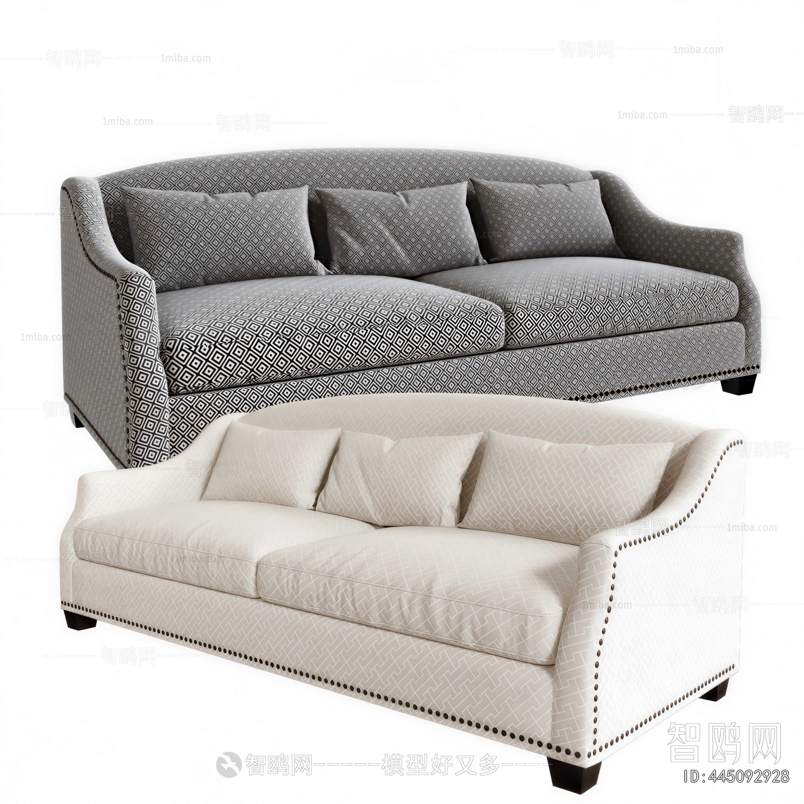 Modern Three-seat Sofa
