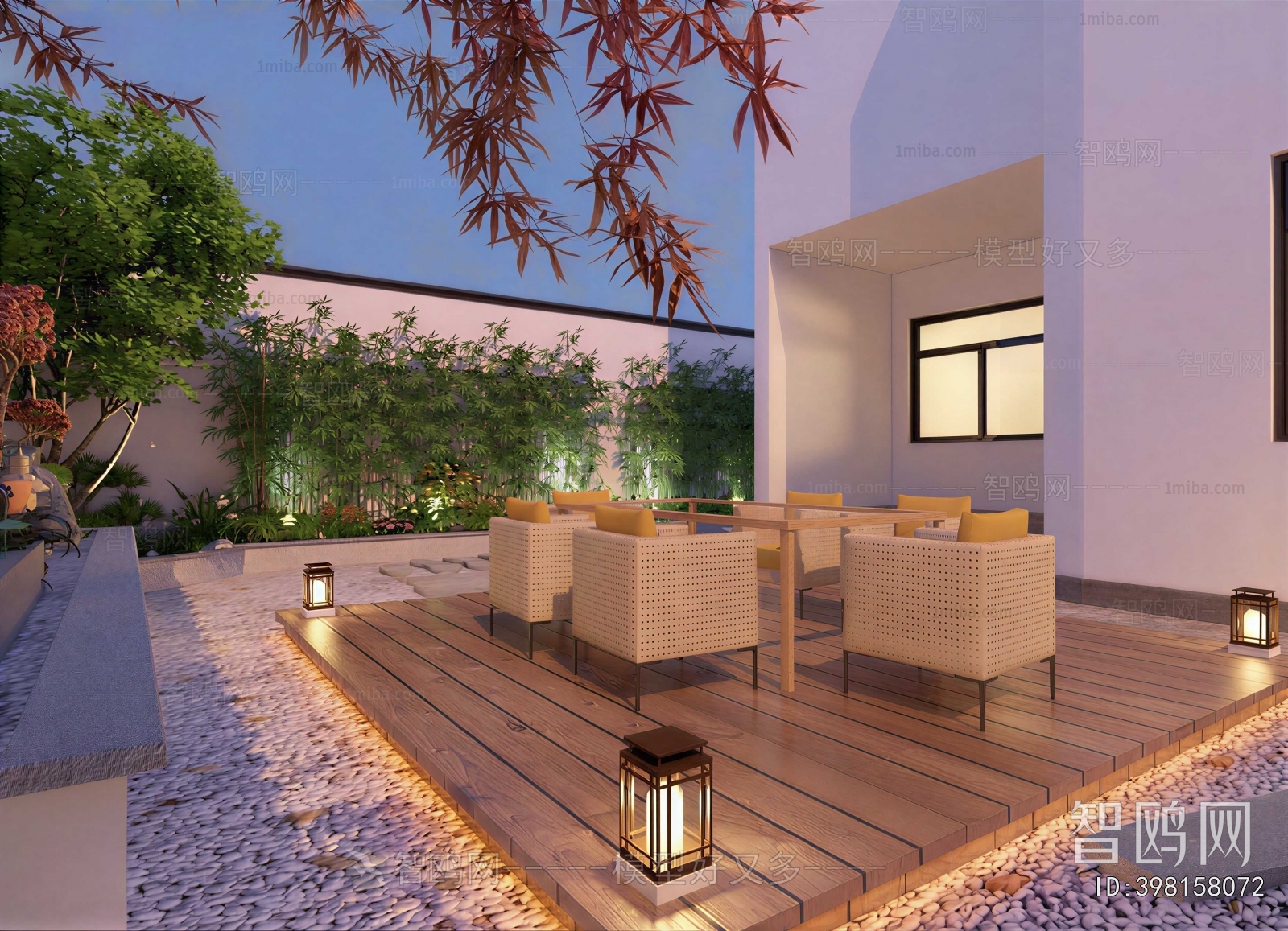 Modern Courtyard/landscape