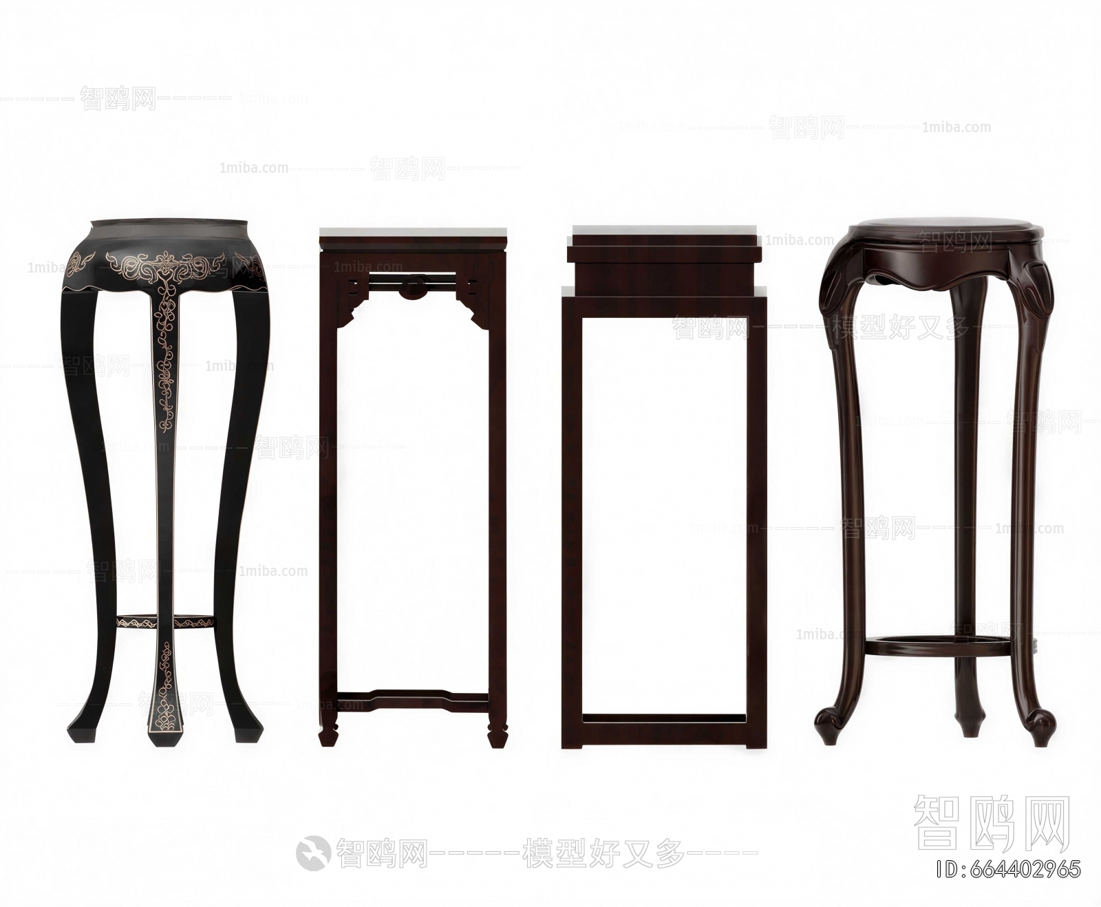 Chinese Style Flower Shelf