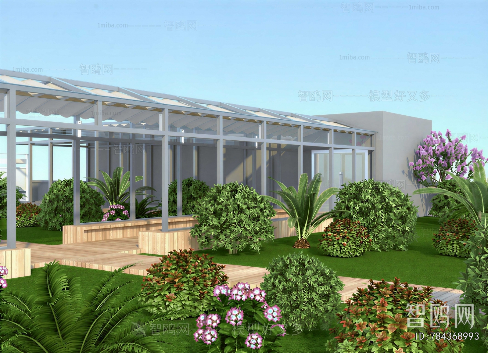 Modern Courtyard/landscape