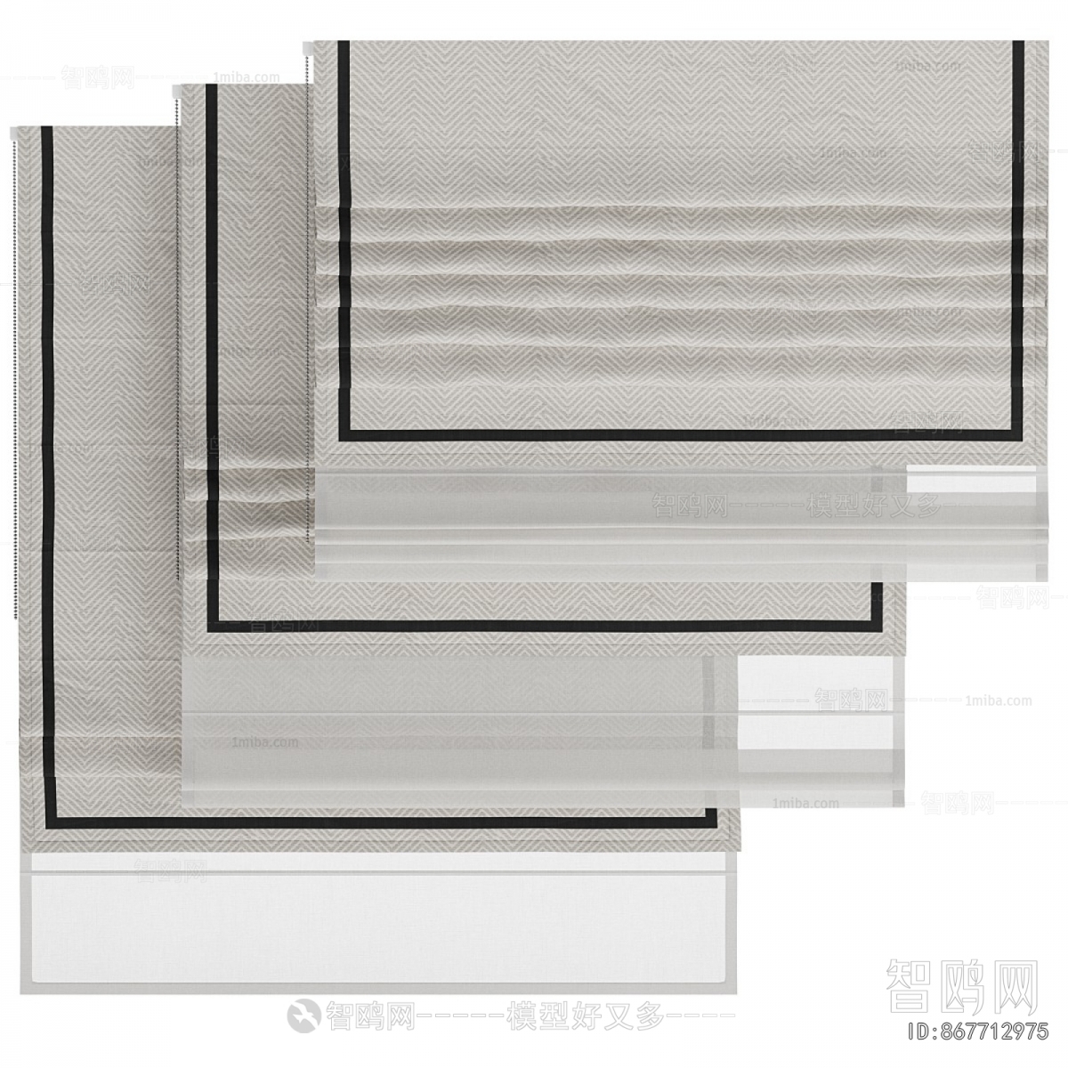 Modern Roman Curtain