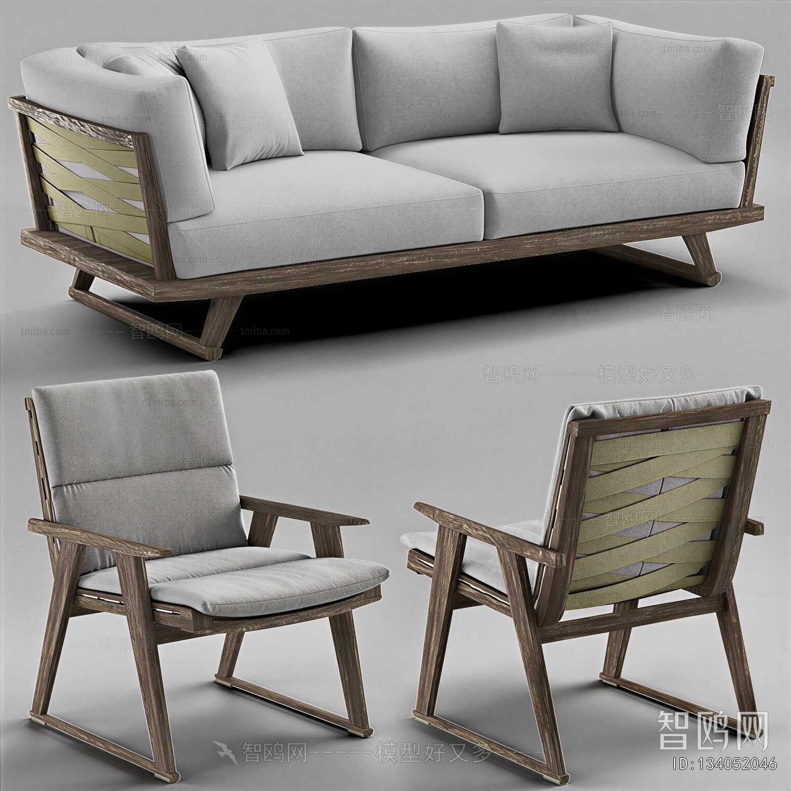 Nordic Style Lounge Chair