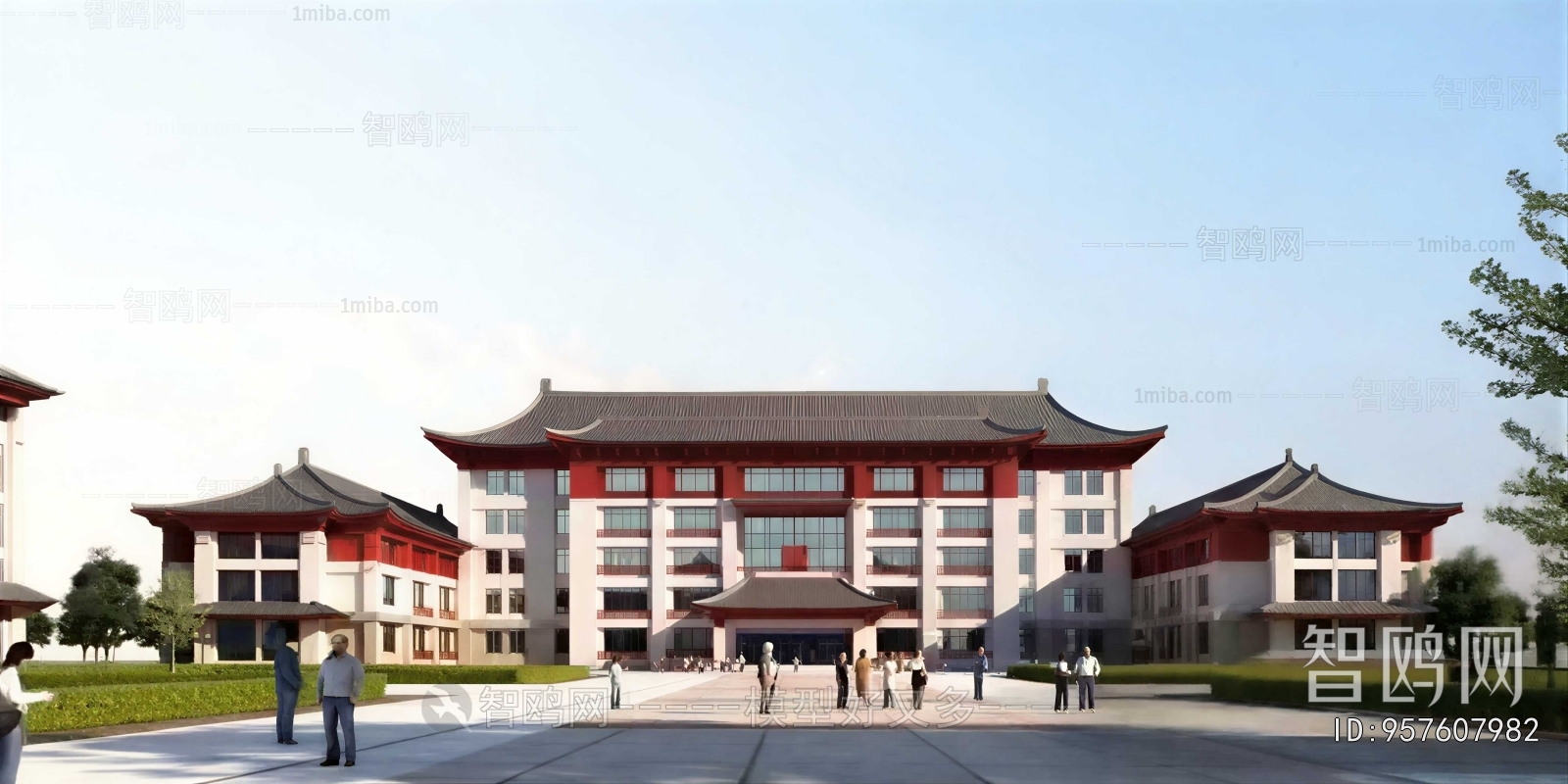 New Chinese Style Public Building