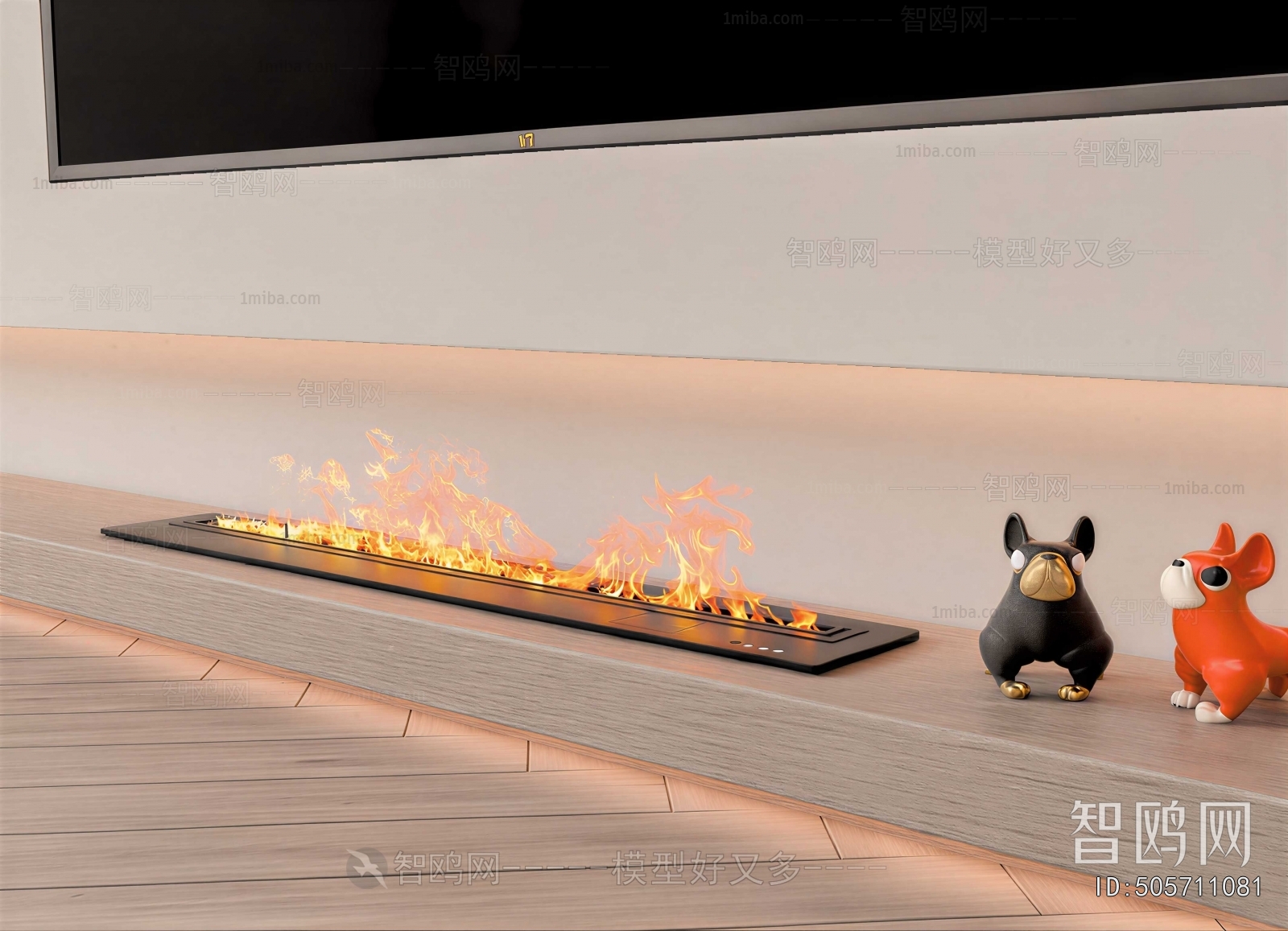 Modern Electronic Fireplace