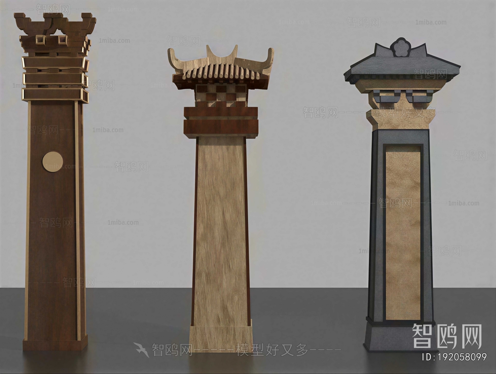 New Chinese Style Column