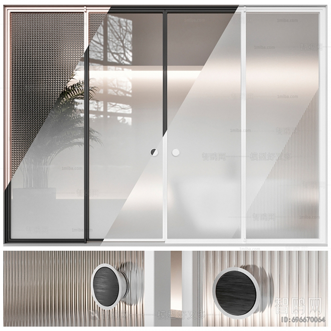 Modern Double Door