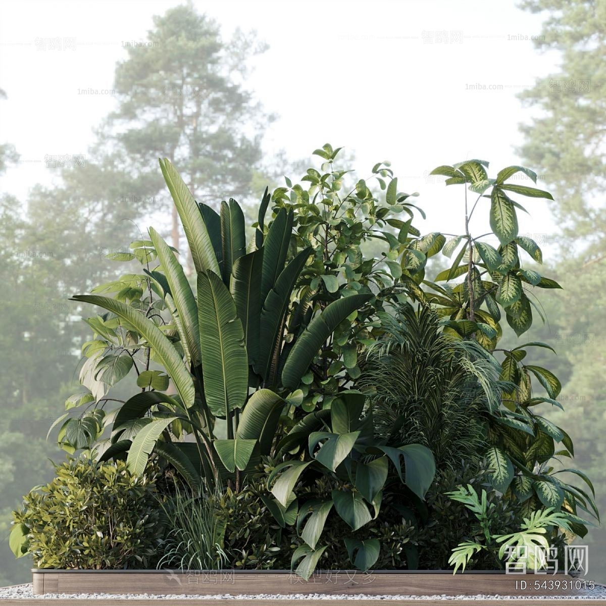 Modern Plant Pile