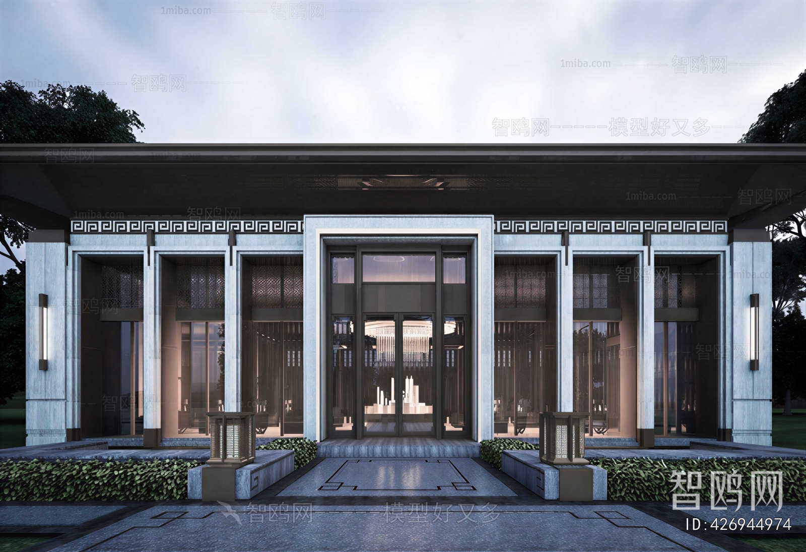 New Chinese Style Facade Element