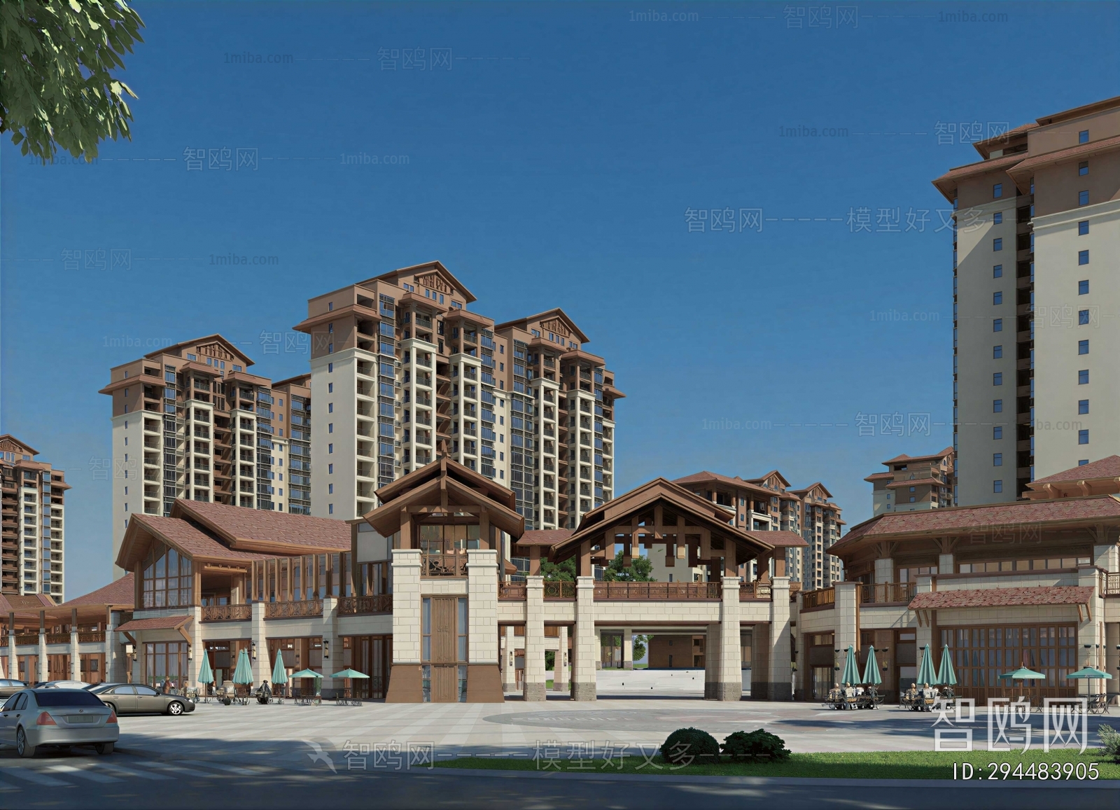 New Chinese Style Facade Element