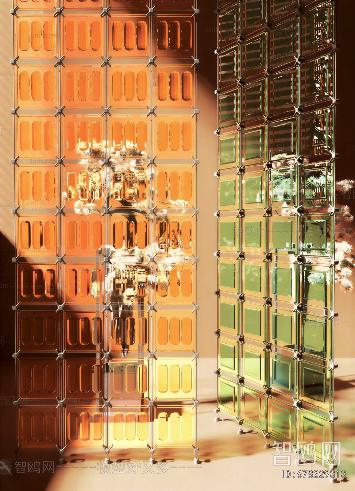 Modern Glass Screen Partition