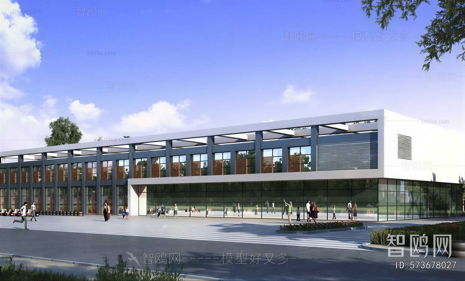 Modern Appearance Of Commercial Building