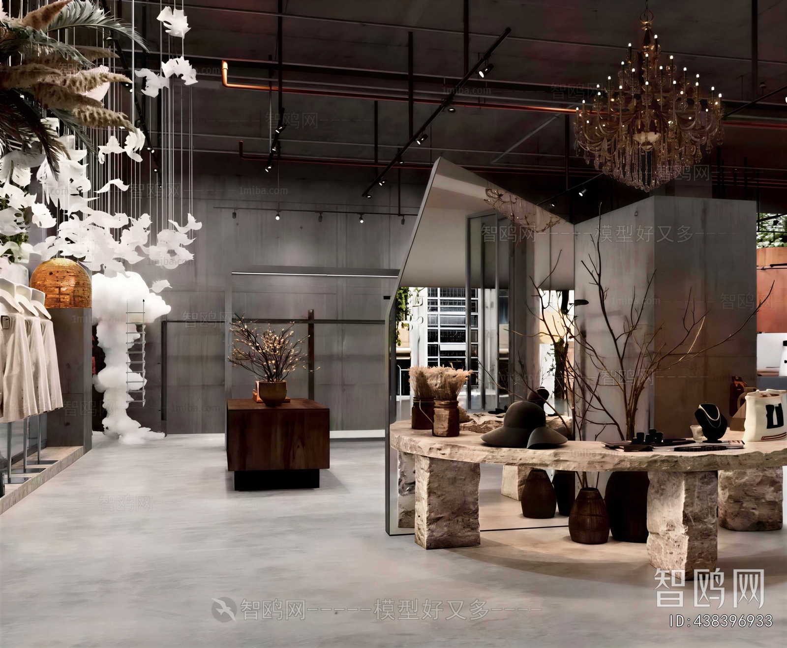 Industrial Style Clothing Store