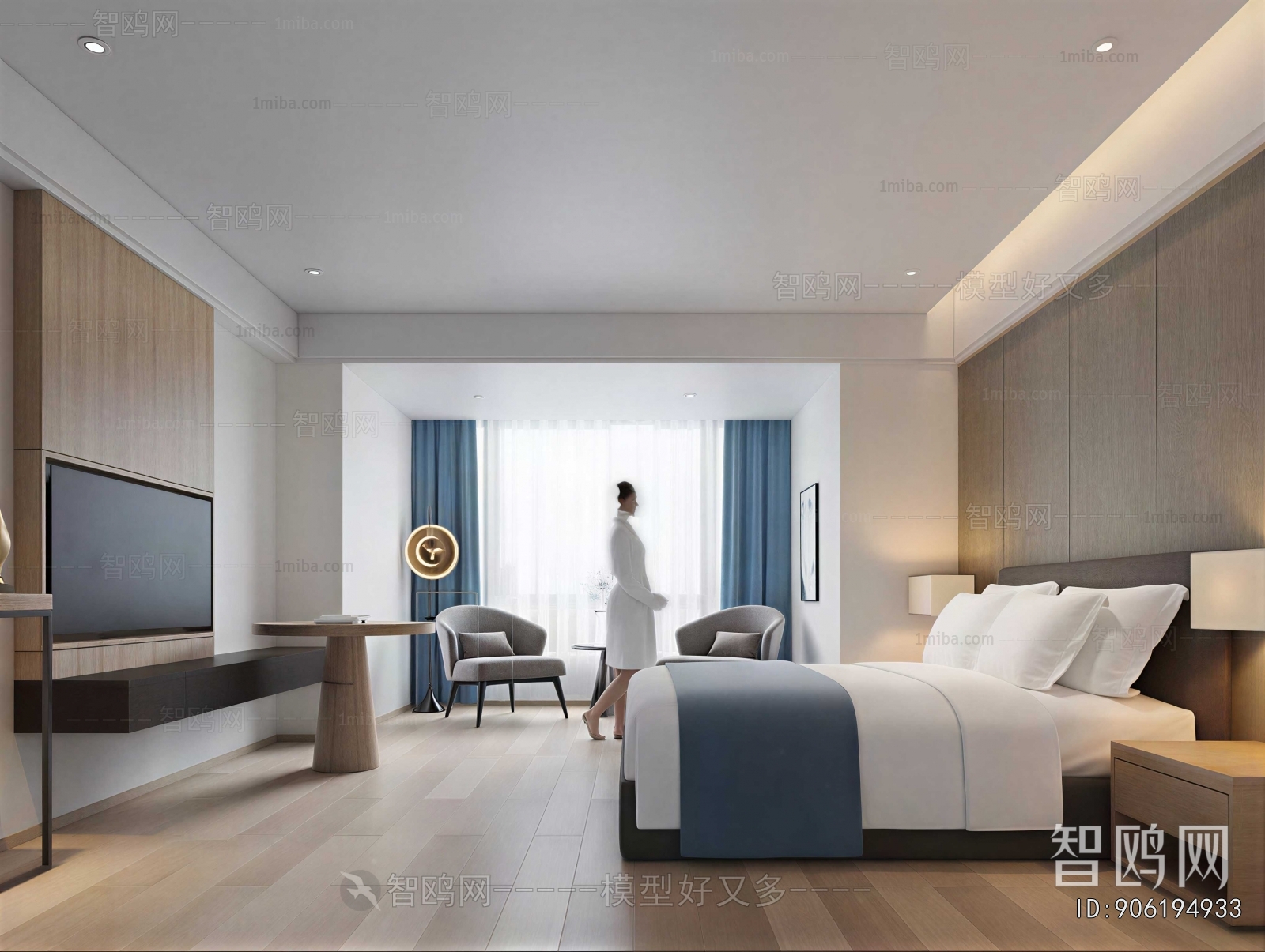 Modern Guest Room