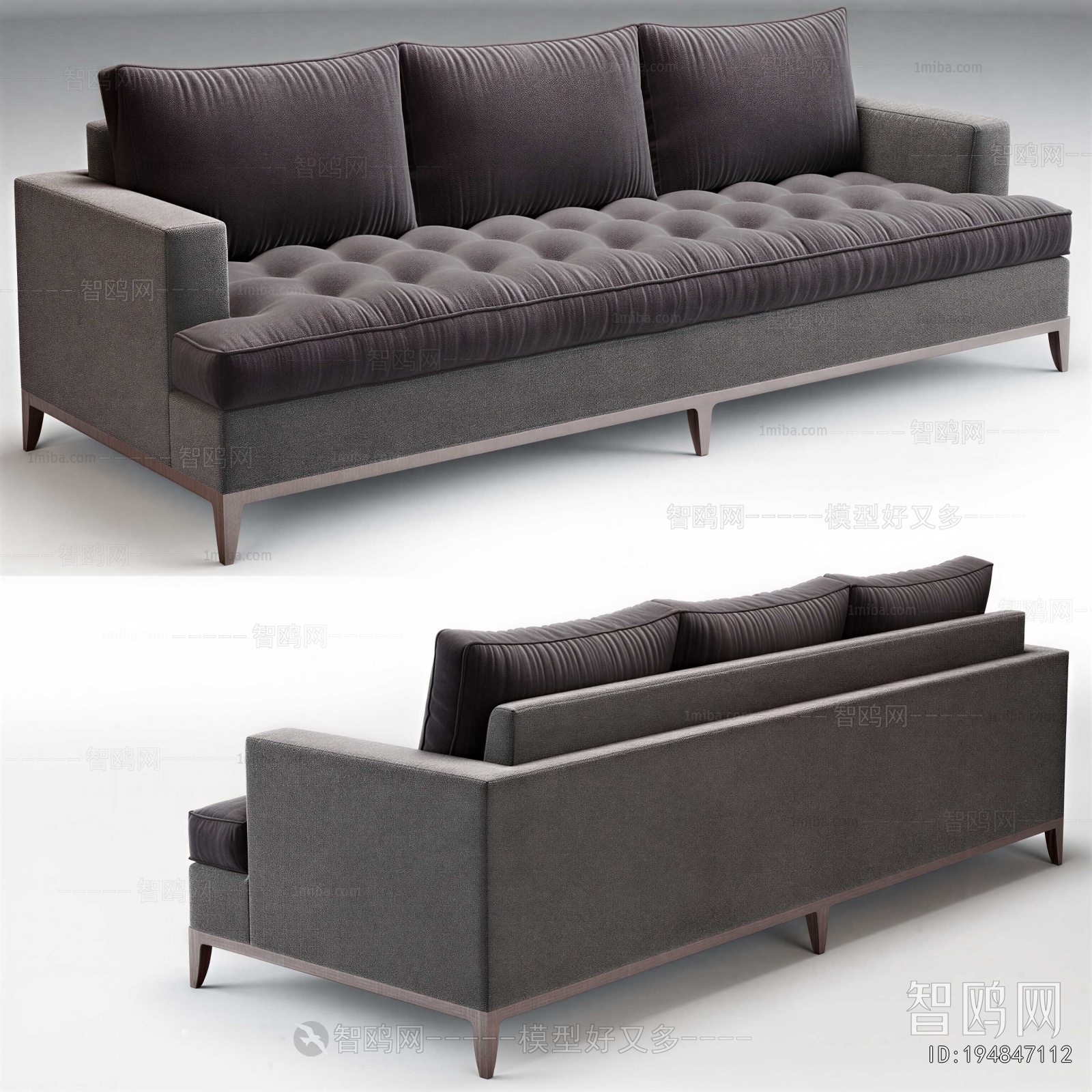 Modern Three-seat Sofa