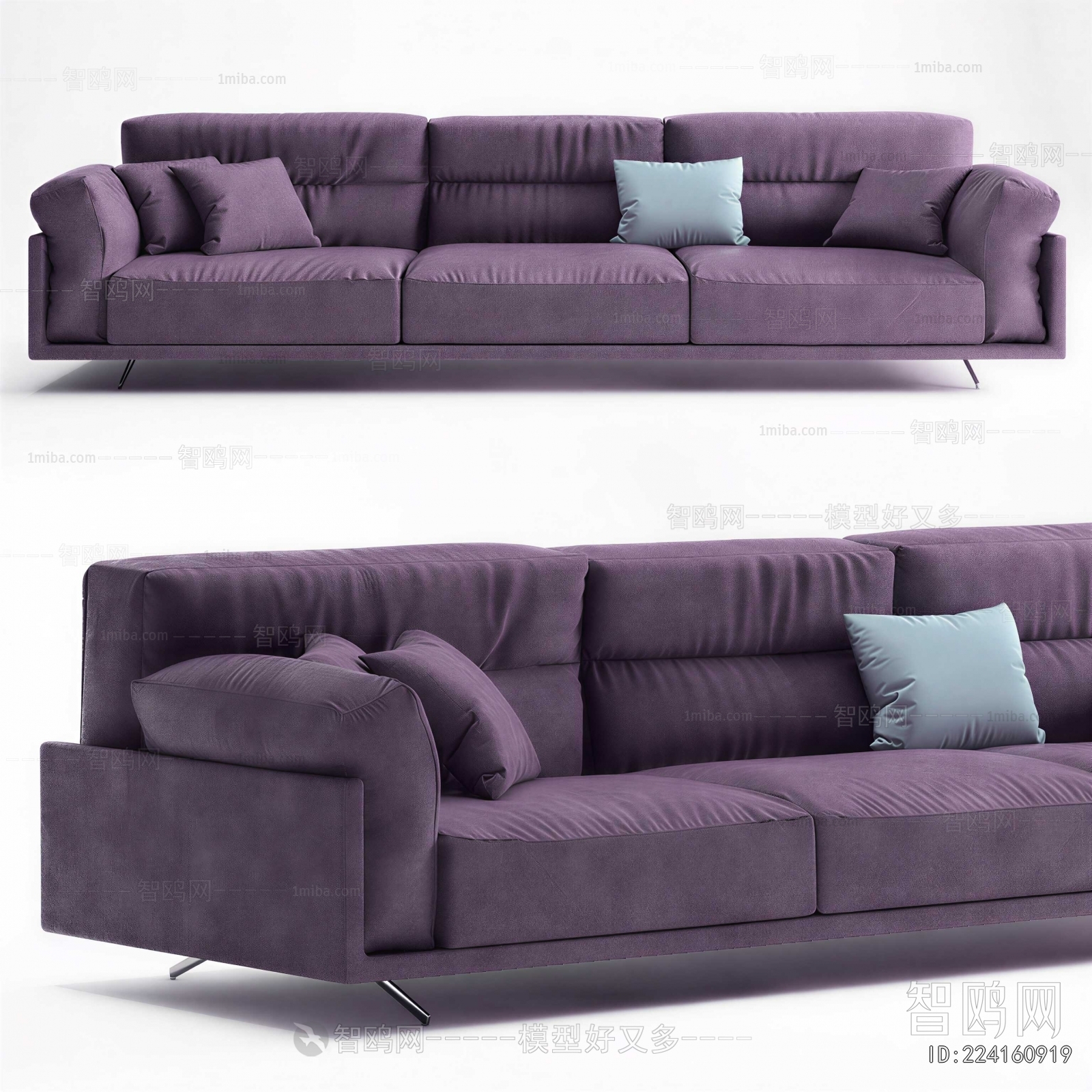 Modern Three-seat Sofa