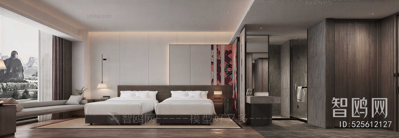 Modern Guest Room