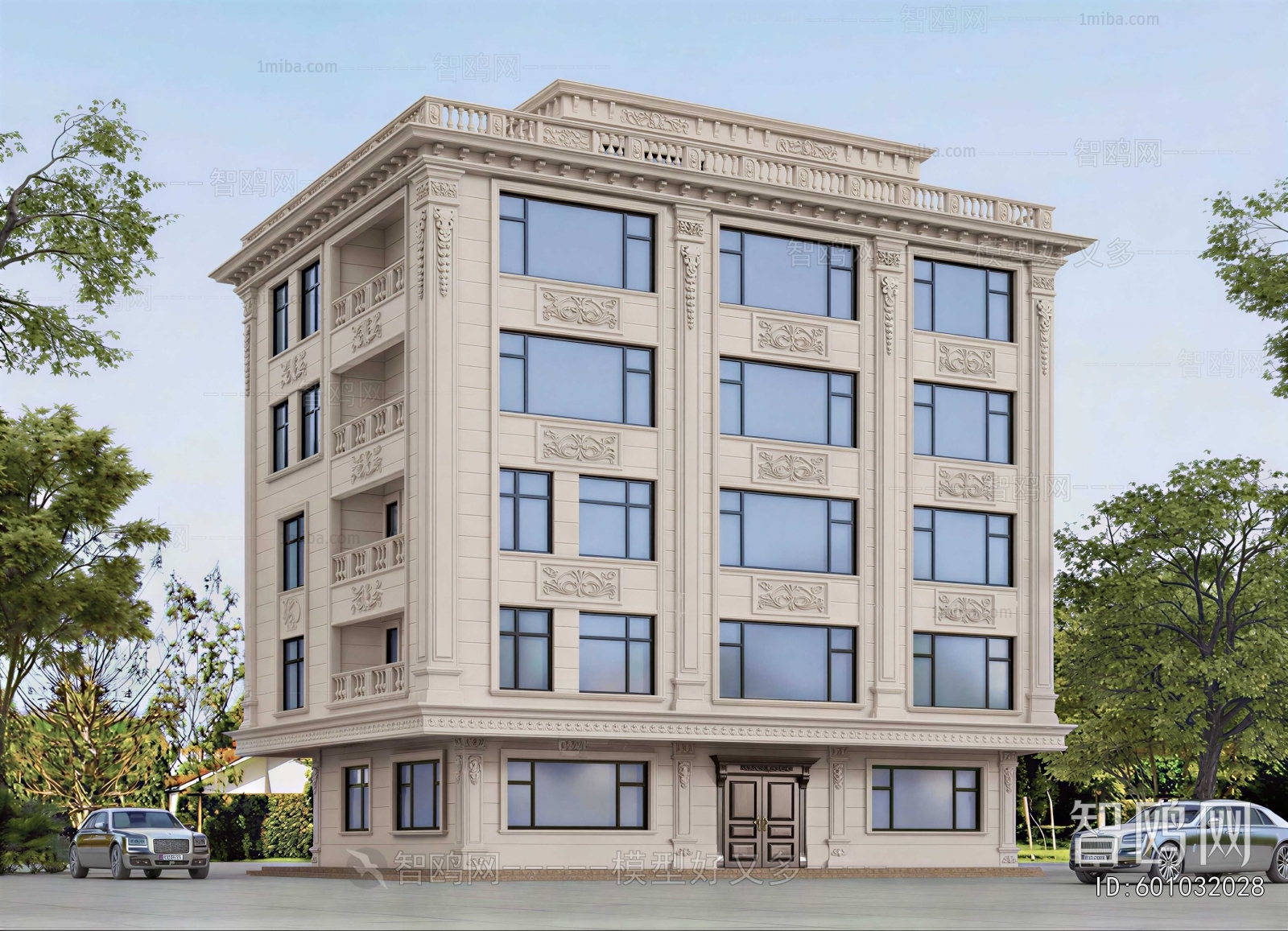 European Style Building Appearance