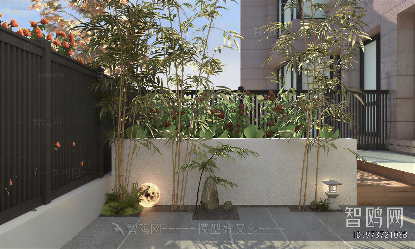 Modern Courtyard/landscape