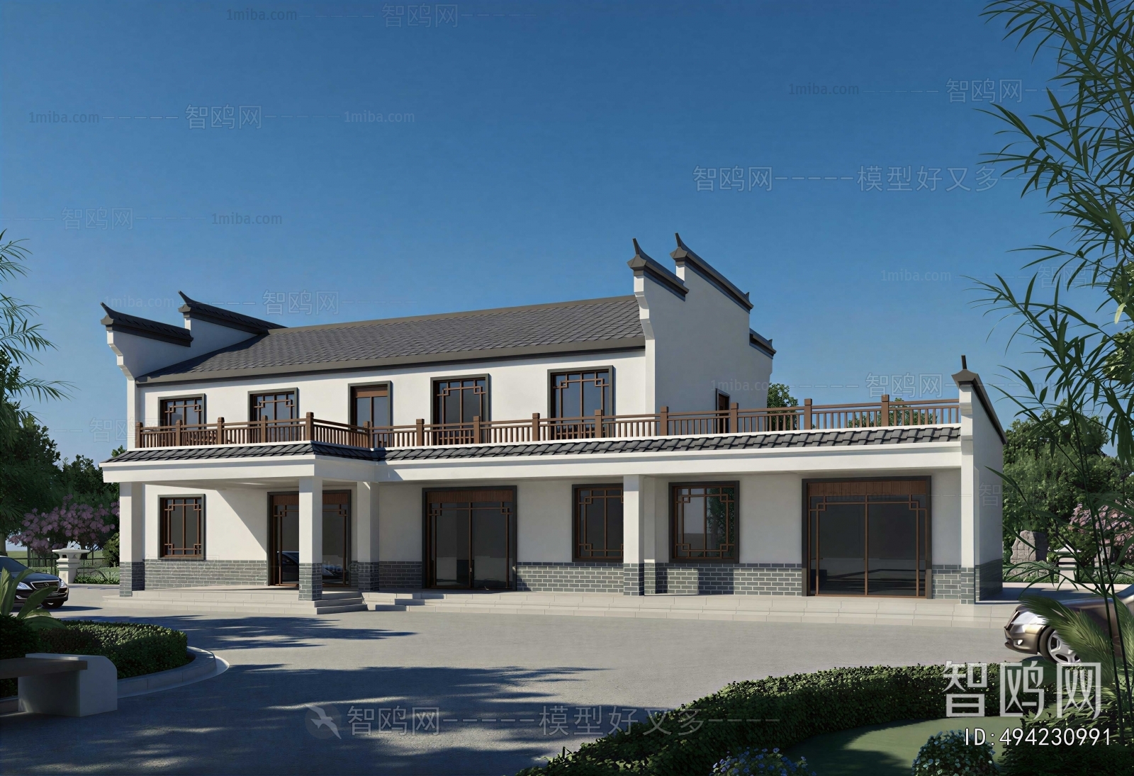 Chinese Style Residential Building