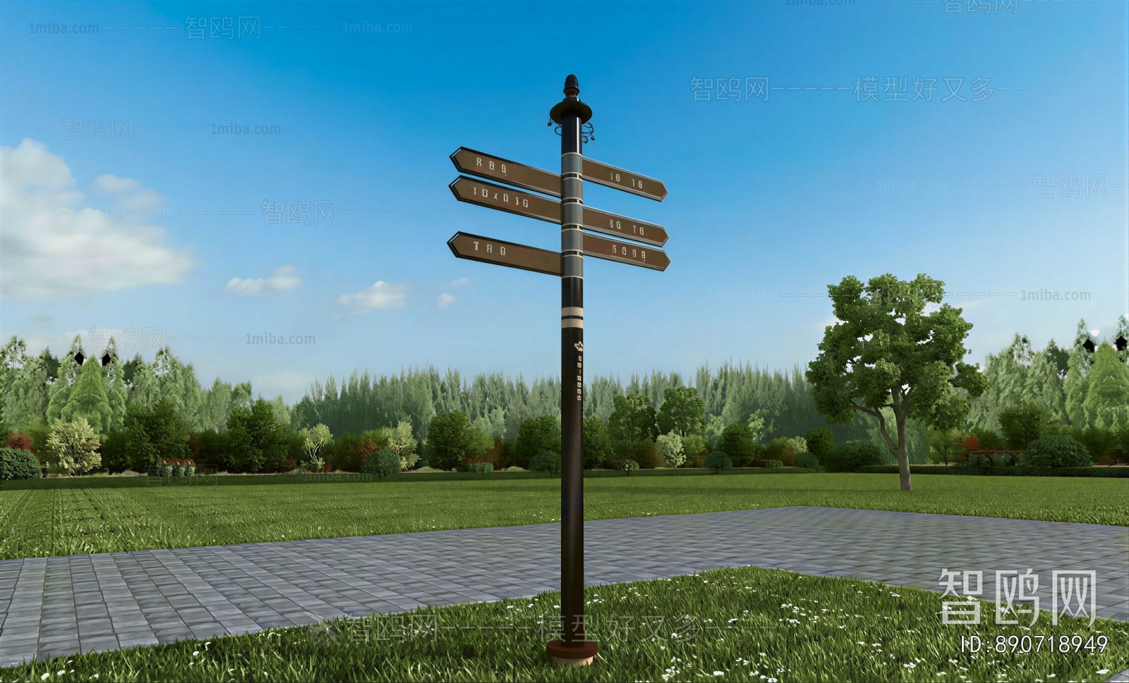Modern Guide Board/bulletin Board