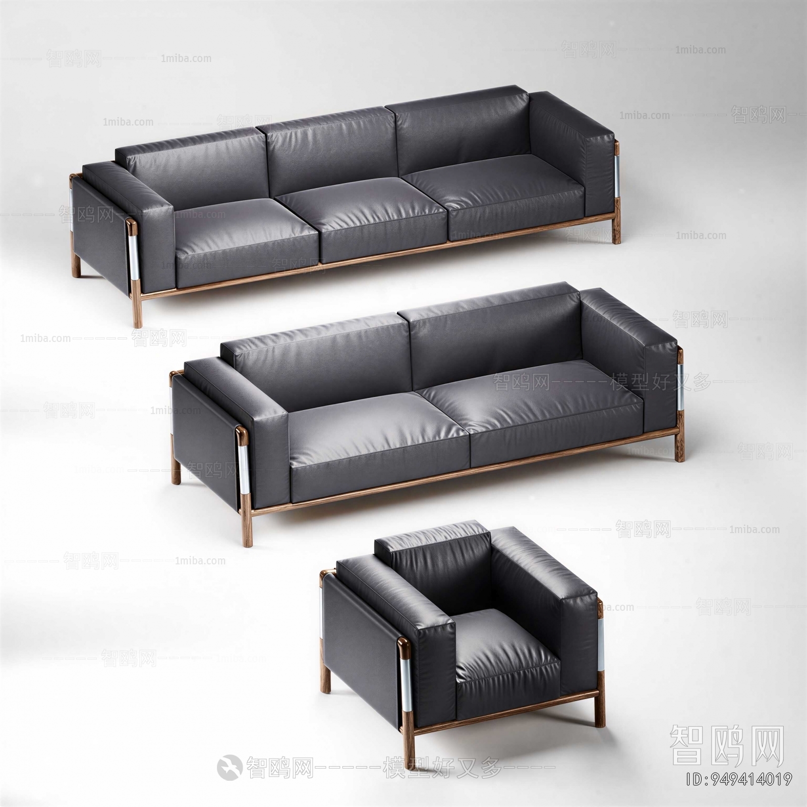 Modern Three-seat Sofa
