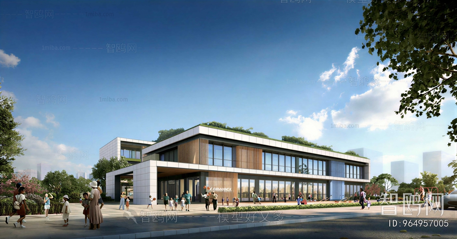 Modern Appearance Of Commercial Building