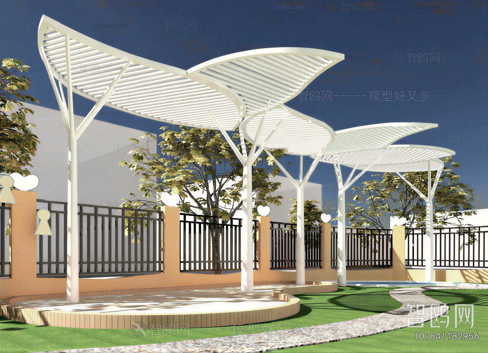 Modern Courtyard/landscape