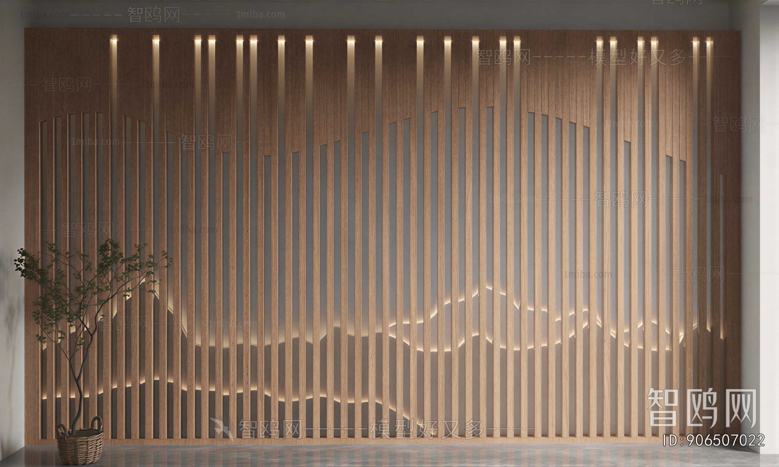 New Chinese Style TV Wall