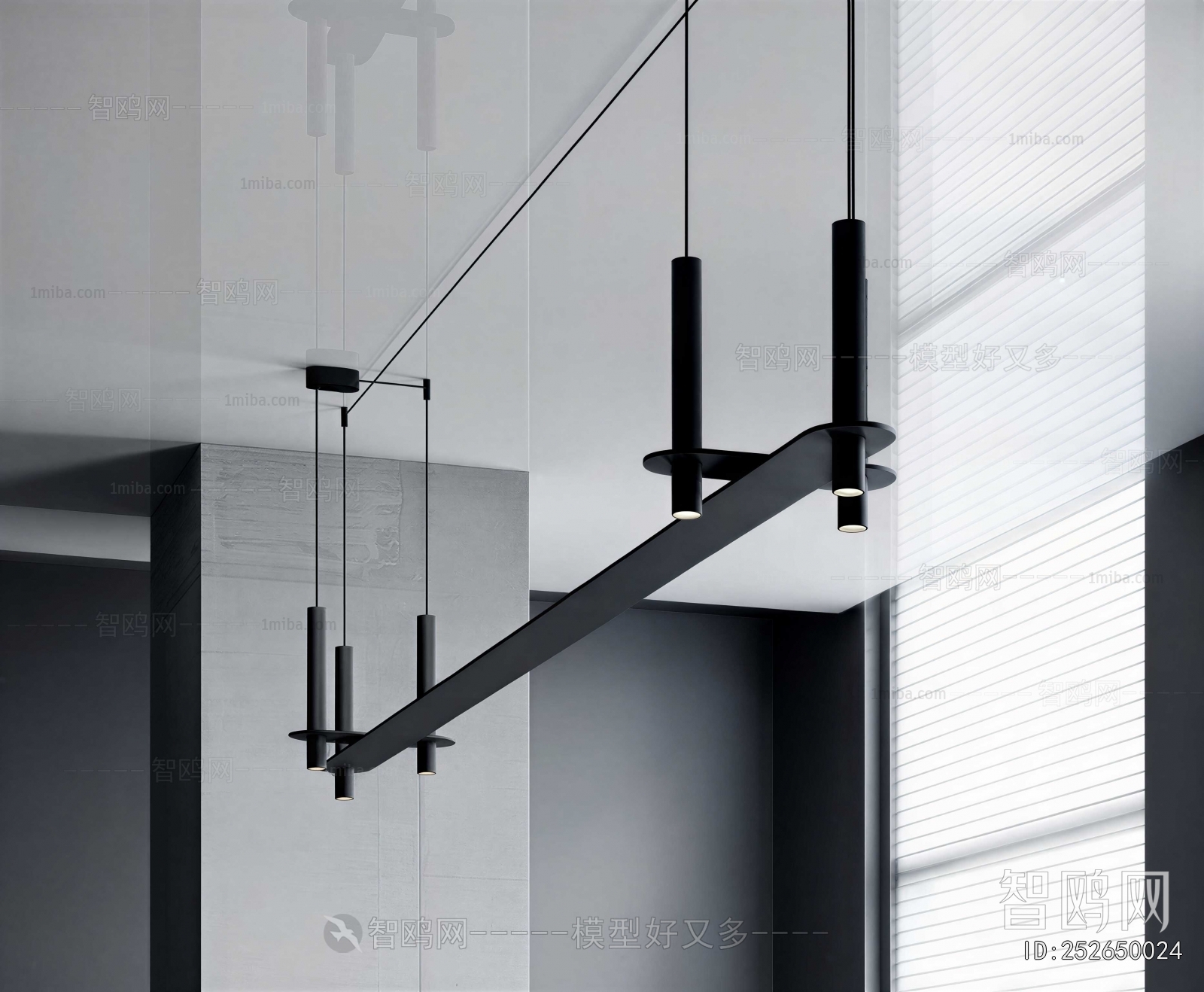 Modern Long Chandelier