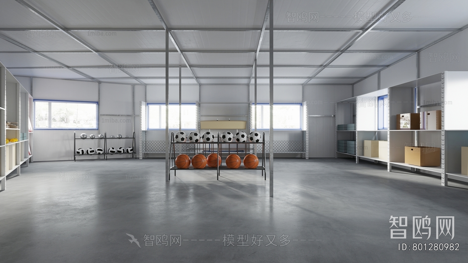 Modern Factory Floor/warehouse