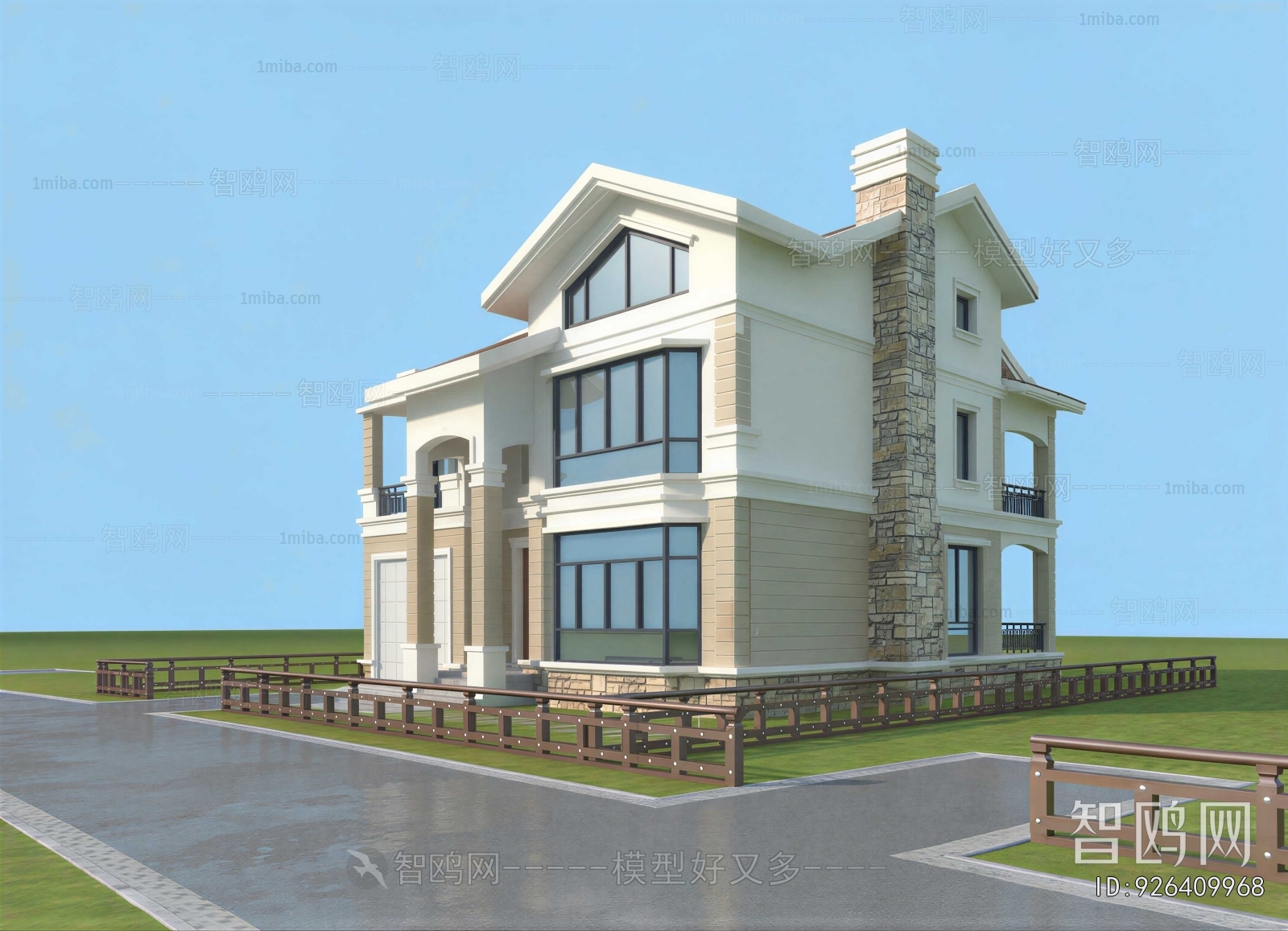 European Style Villa Appearance
