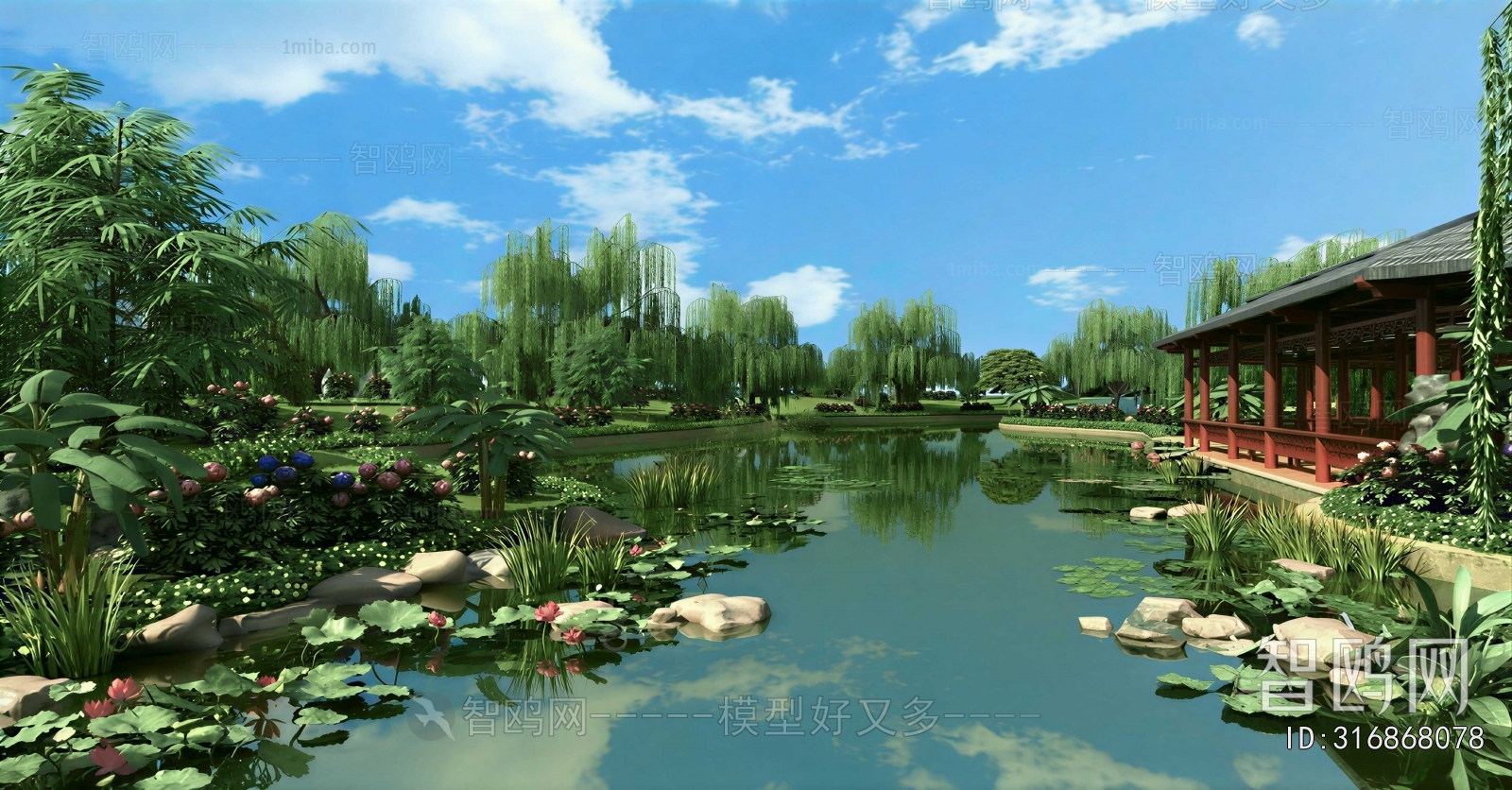 Chinese Style Garden Landscape