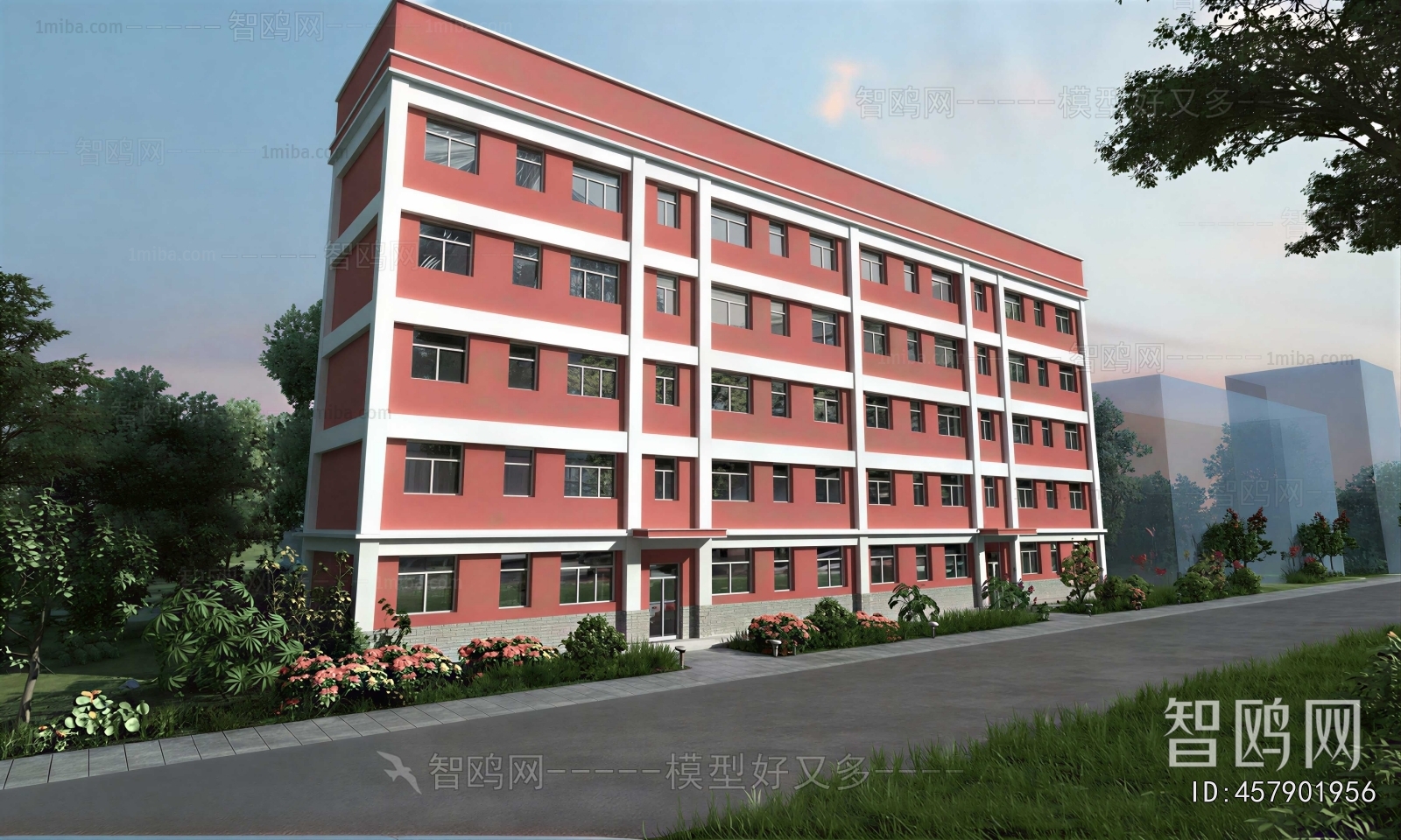 Modern School Building