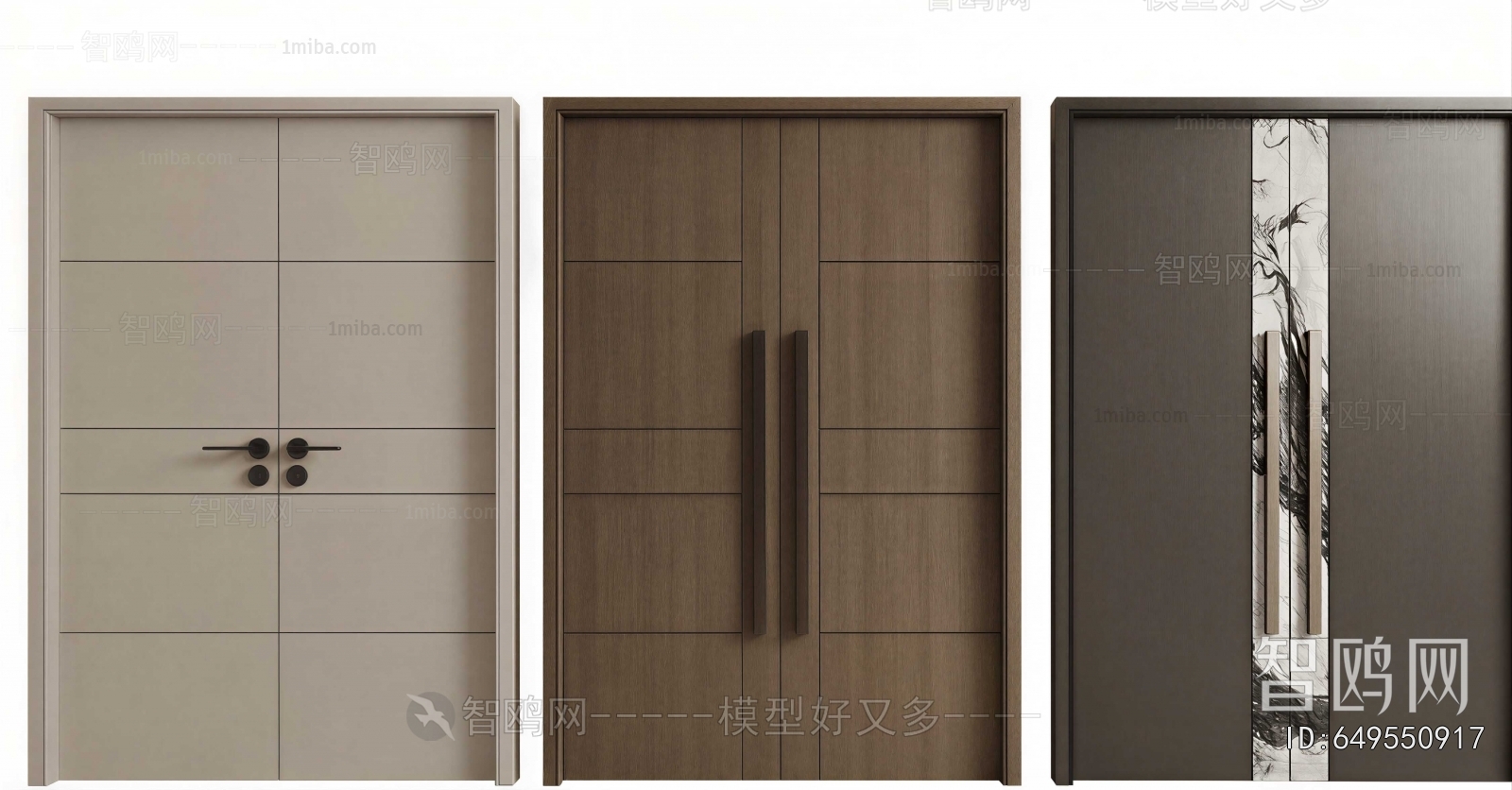 Modern Double Door