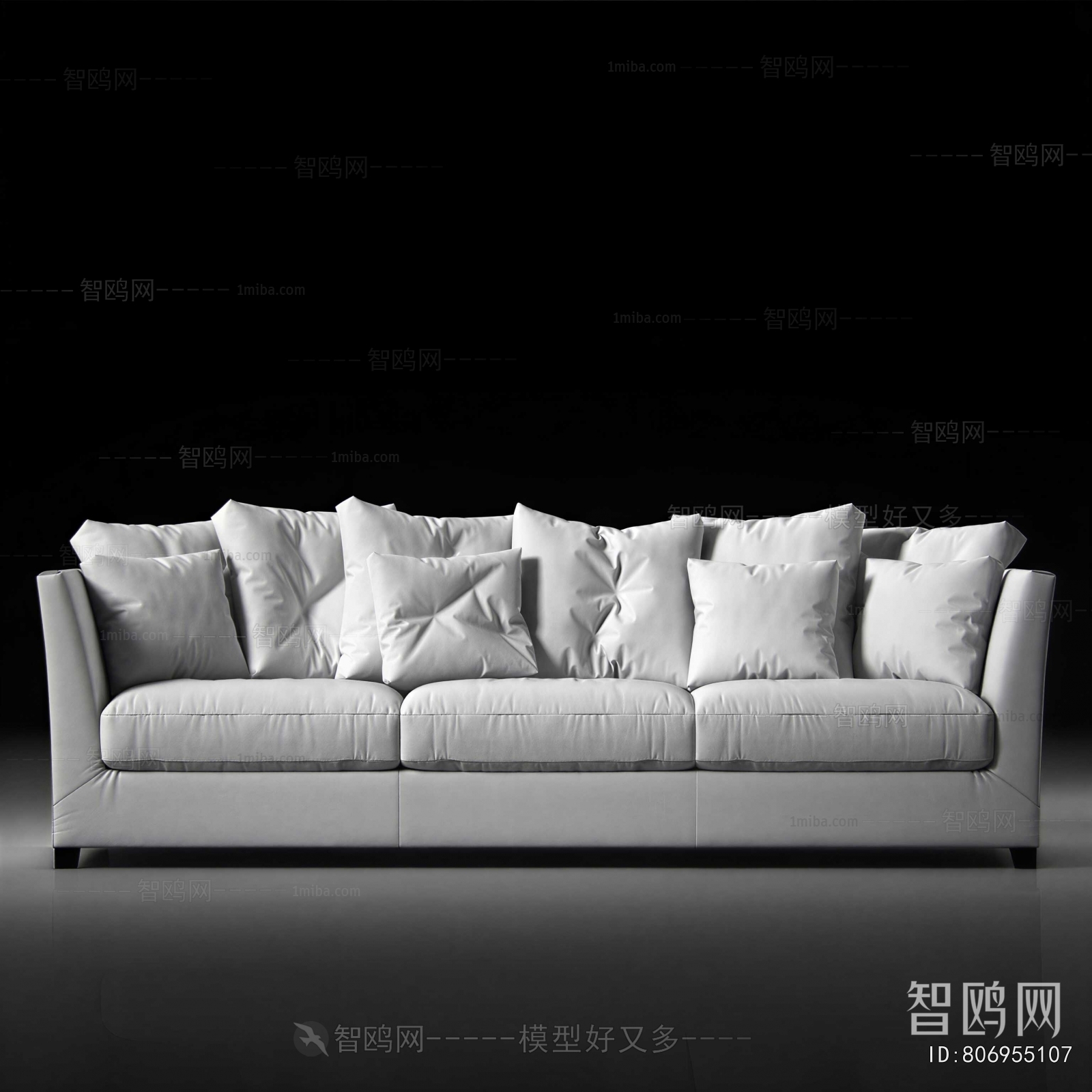 Modern Three-seat Sofa