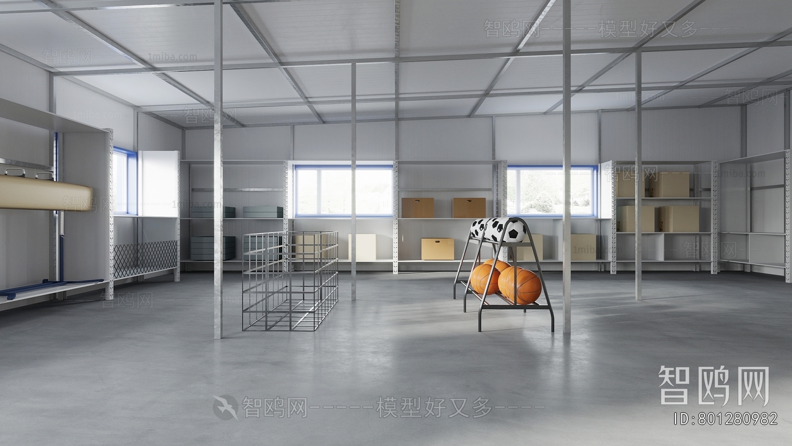 Modern Factory Floor/warehouse