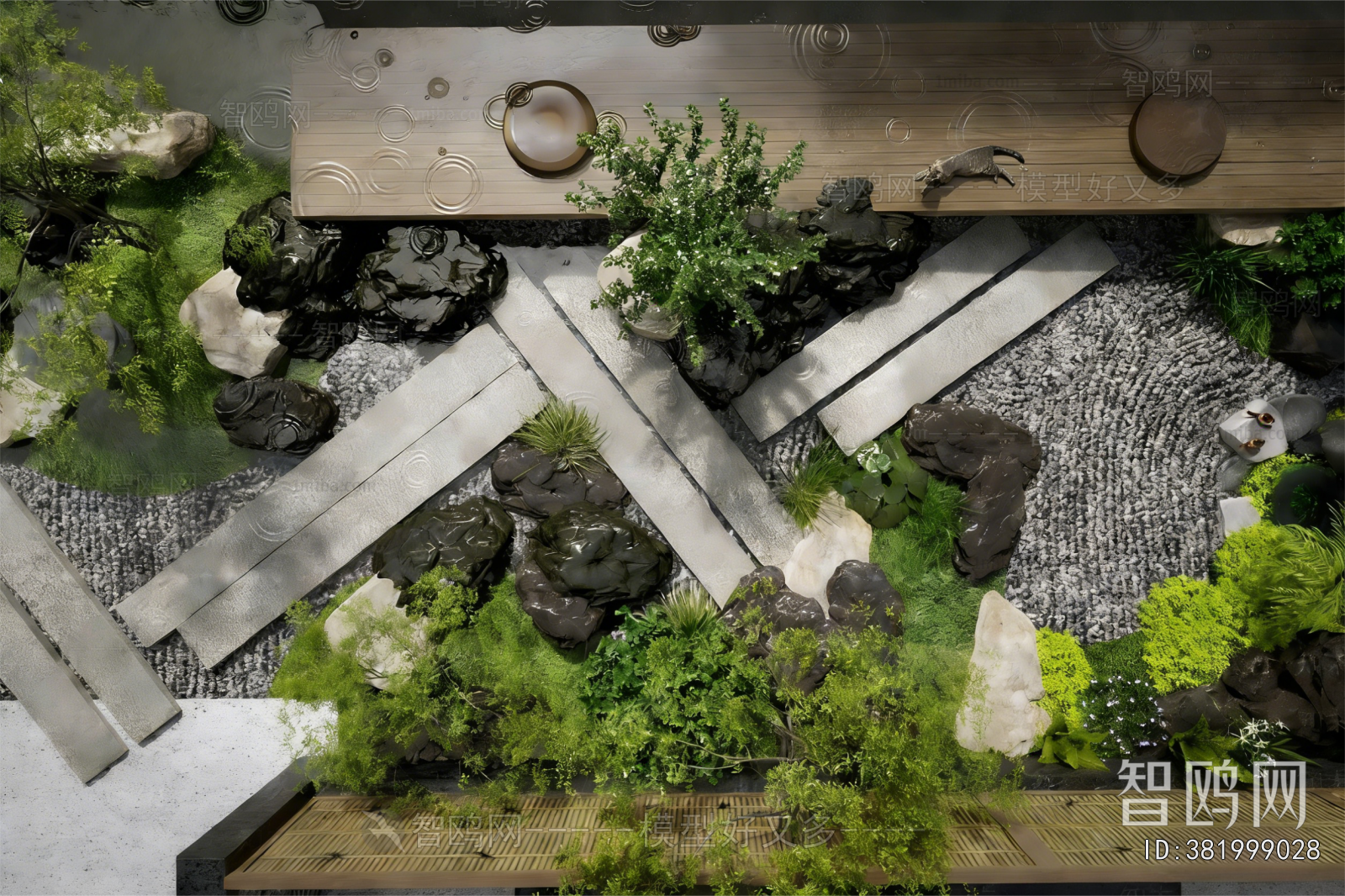 New Chinese Style Courtyard/landscape