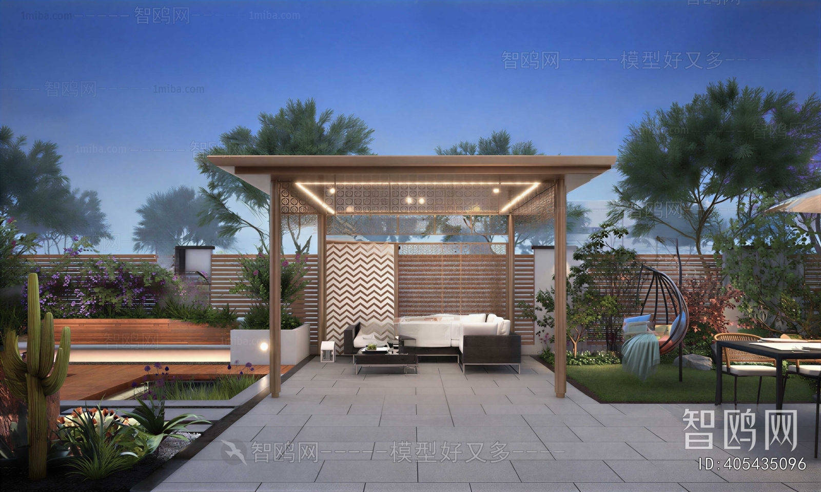 Modern Courtyard/landscape