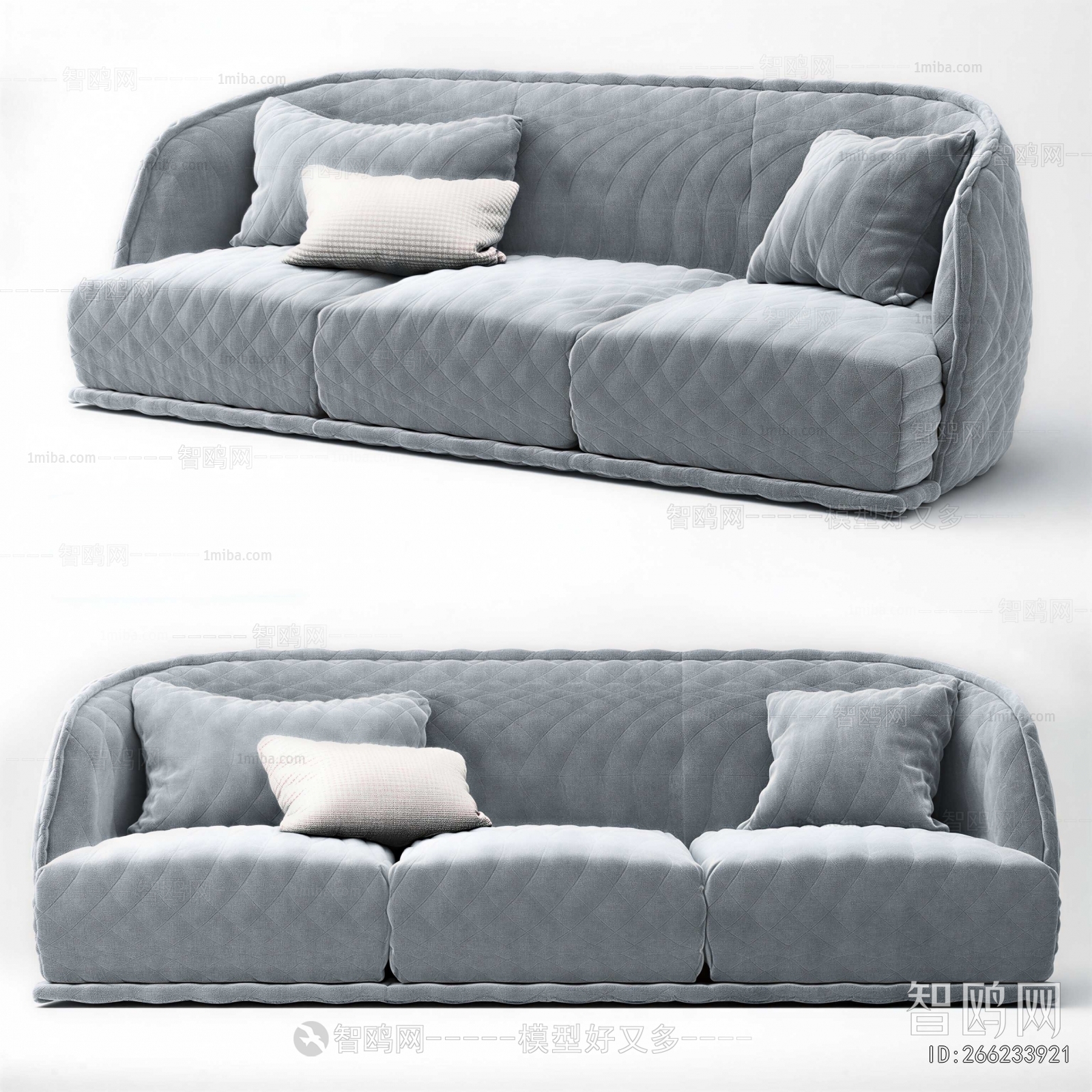 Modern Three-seat Sofa