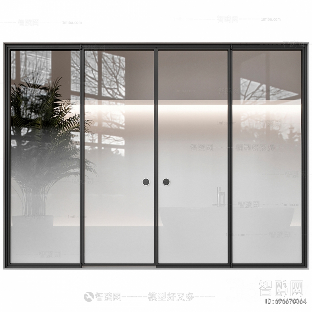 Modern Double Door