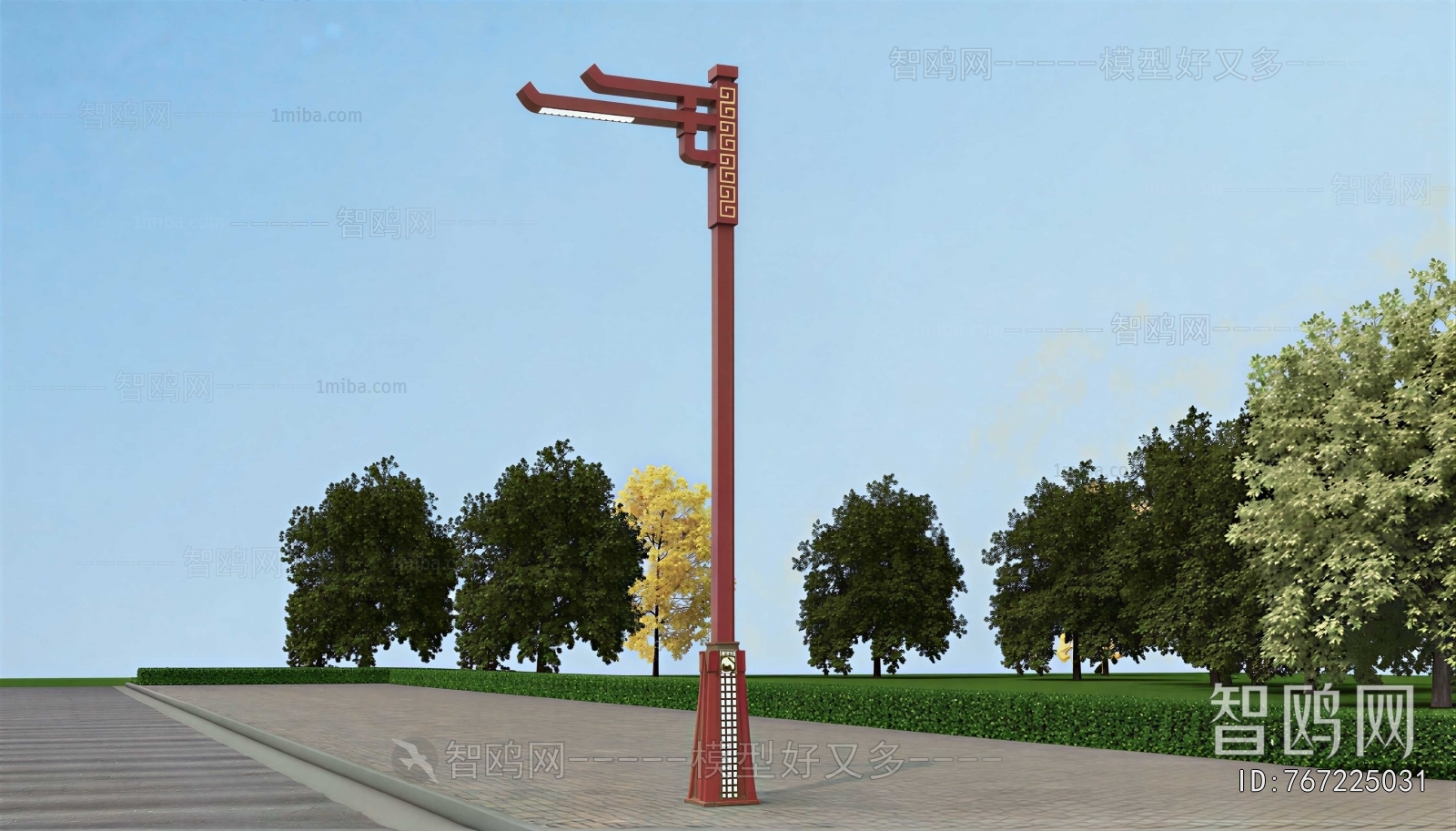 New Chinese Style Outdoor Light