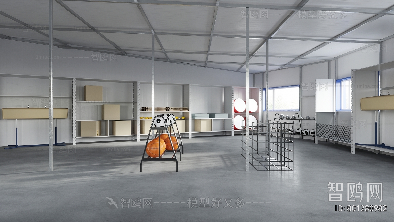 Modern Factory Floor/warehouse